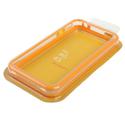 Bumper Frame TPU + PC Case with Keys for iPhone 4 & 4S