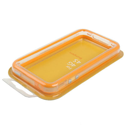 Bumper Frame TPU + PC Case with Keys for iPhone 4 & 4S