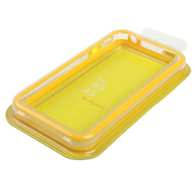 Bumper Frame TPU + PC Case with Keys for iPhone 4 & 4S