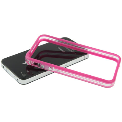 Bumper Frame TPU + PC Case with Keys for iPhone 4 & 4S