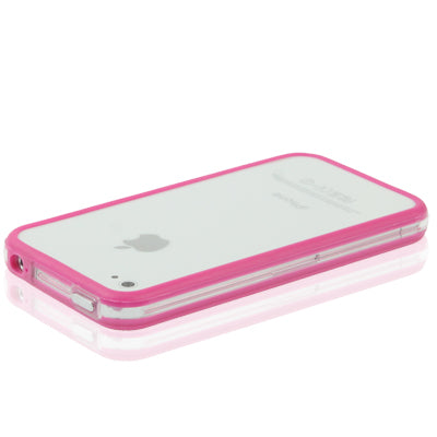 Bumper Frame TPU + PC Case with Keys for iPhone 4 & 4S