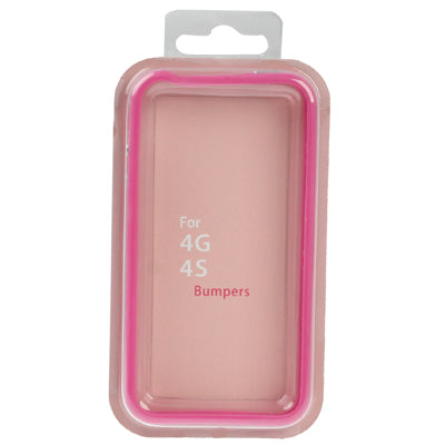 Bumper Frame TPU + PC Case with Keys for iPhone 4 & 4S