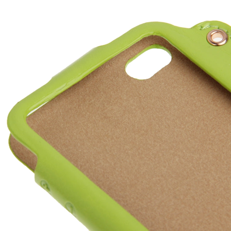 Crazy Horse Texture Touch Screen Vertical Style Leather Case with Lanyard & Earphone Windder for iPhone 4 & 4S