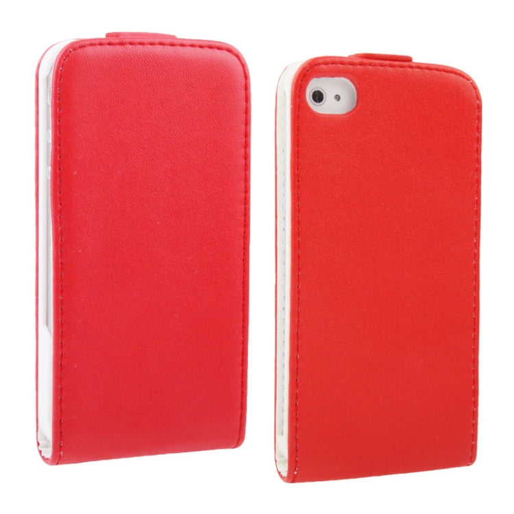 Vertical Flip Leather Case for iPhone 4 & 4S