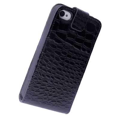 Artificial Leather Case for iPhone 4 & 4S(Black)
