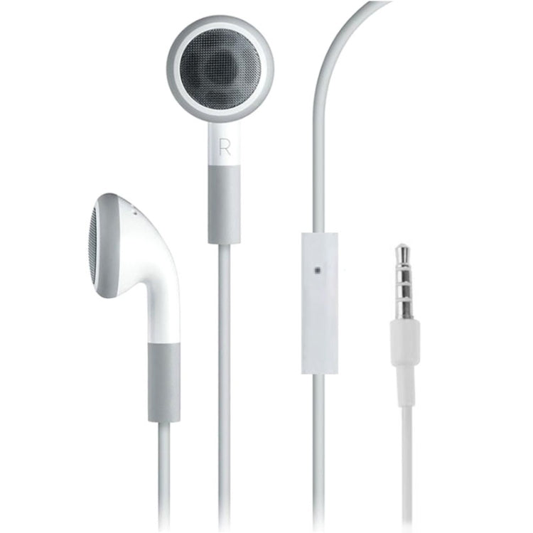 Stereo Headset with 3.5mm connector for iPhone 5 & 5S & 5C / iPhone 4 & 4S /iPhone 3G & 3GS(White)