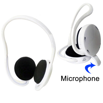 Bluetooth Headset, For iPad, iPhone, Galaxy, Huawei, Xiaomi, LG, HTC and Other Smart Phones(White)