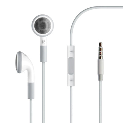 Earphones with Volume Control and Mic for iPhone 5 & 5S & 5C / iPhone 4 & 4S /iPhone 3G & 3GS(White)