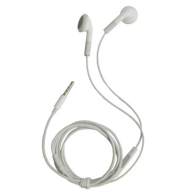 Earphones with Volume Control and Mic for iPhone 5 & 5S & 5C / iPhone 4 & 4S /iPhone 3G & 3GS(White)