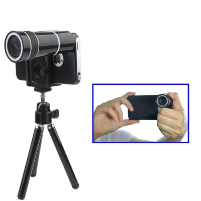 10X Zoom Optical Telescope Lens with Tripod for iPhone 4 & 4S