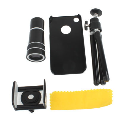 10X Zoom Optical Telescope Lens with Tripod for iPhone 4 & 4S