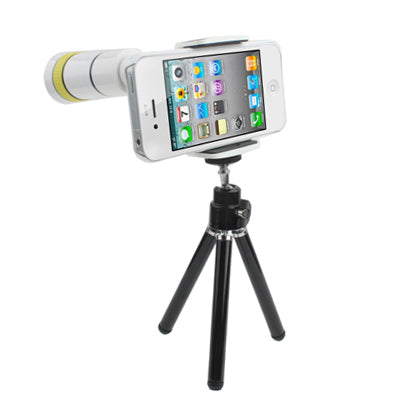 10X Zoom Optical Telescope Lens with Tripod for iPhone 4 & 4S