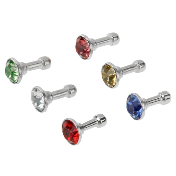 100 PCS Diamond Earrings Stud 3.5mm for iPhone 4 & 4S