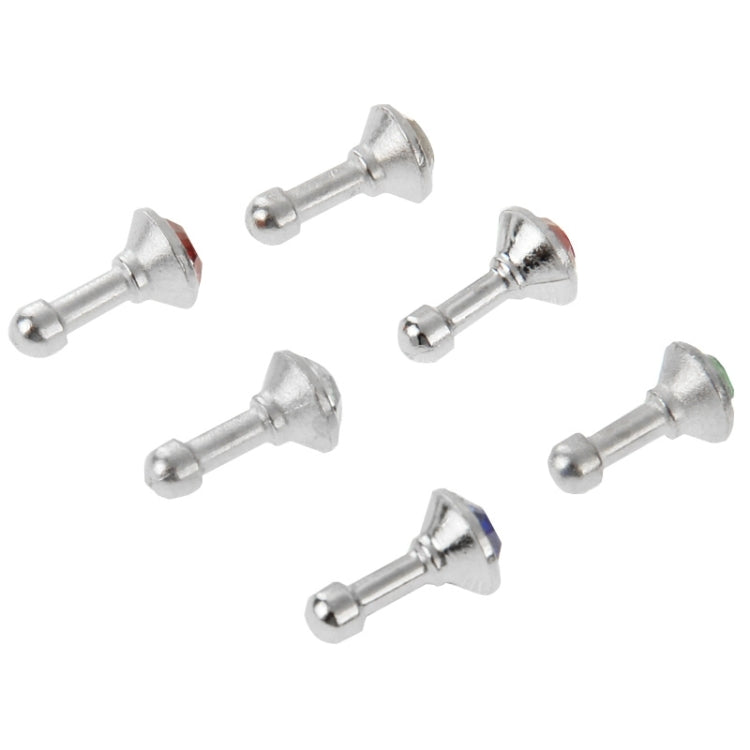 100 PCS Diamond Earrings Stud 3.5mm for iPhone 4 & 4S