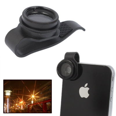 Spark Lens with Clip for iPhone 5 / iPhone 4 & 4S, New iPad (iPad 3) / iPad 2(Black)