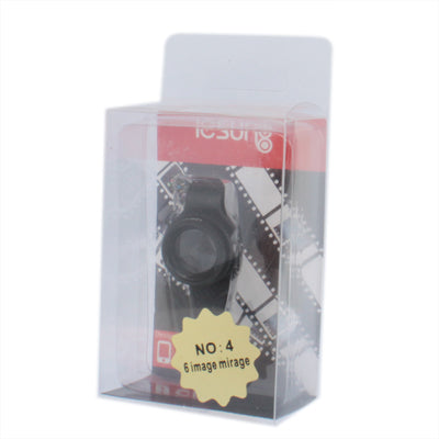 6 Image Mirage Lens with Clip for iPhone 5 / iPhone 4 & 4S, New iPad (iPad 3) / iPad 2(Black)
