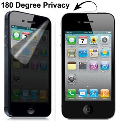 180 degree Privacy Anti Glare Screen Protector for iPhone 4 & 4S
