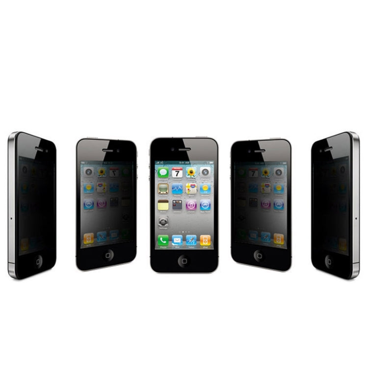 2 way 180 Degree Privacy Anti Glare Screen Protector for iPhone 4 & 4S