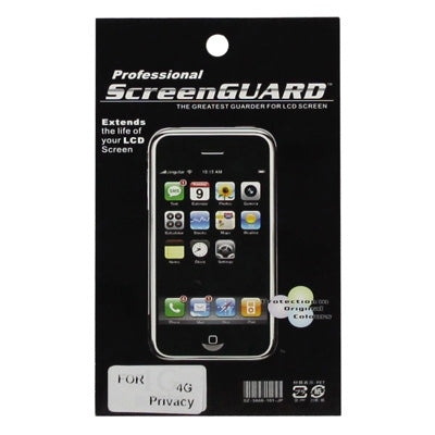 2 way 180 Degree Privacy Anti Glare Screen Protector for iPhone 4 & 4S