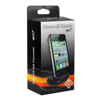 Bracket Cradle Holder Stand Console for iPhone 4 & 4S(Black)