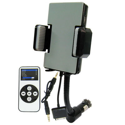 FM Hands-free car kit with Remote Control for iPhone 4 & 4S(Black)