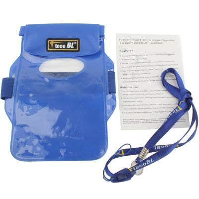 Sports Waterproof Armband + Strap Bag for Digital Camera, iPhone 4 / 3GS / 3G, iPod Touch and Other Similar Size Mobile Phones , Size: 155x90mm(Blue)