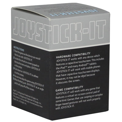 Joystick-It Arcade Game Stick, For iPhone 6 / 6 Plus, 5 & 5S & 5C, 4 / 4S, iPad mini 1 / 2 / 3, Galaxy Phone, All Capacitive Screen