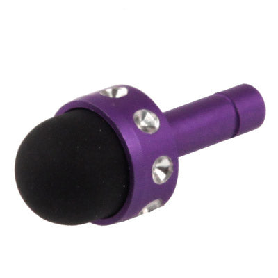 2 in 1 Diamond Encrusted Stylus Touch Pen + Ear Cap 3.5mm Plug Anti-dust for iPhone 4 & 4S / 3GS / 3G / New iPad (iPad 3) / iPad 2 / iPad / All Capacitive Screen Products