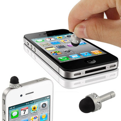 2 in 1 Diamond Encrusted Stylus Touch Pen + Ear Cap 3.5mm Plug Anti-dust for iPhone 4 & 4S / 3GS / 3G / New iPad (iPad 3) / iPad 2 / iPad / All Capacitive Screen Products