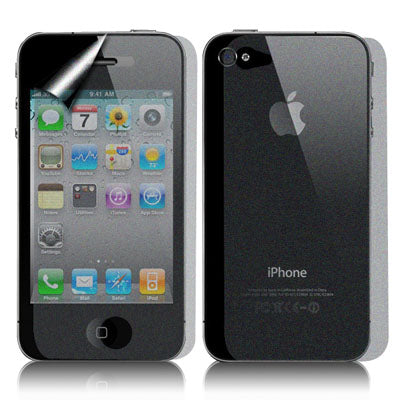 2 in 1 (Front Screen + Back Cover ) Diamond Film Screen Protector for iPhone 4 & 4S