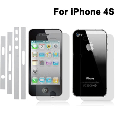 3 in 1 Border Membrane + Front Screen + Back Cover