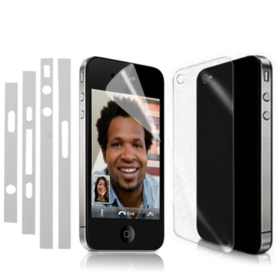 3 in 1 Border Membrane + Front Screen + Back Cover