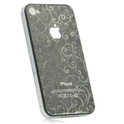 2 in 1 (Front Screen + Back Cover) Flower Vine 3D Film Screen Protector for iPhone 4 & 4S