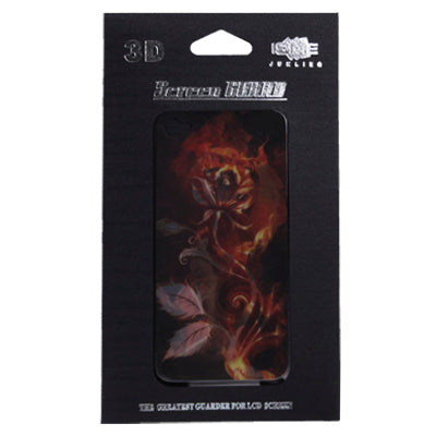 3D Fire Pattern Film Screen Protector for iPhone 4 & 4S