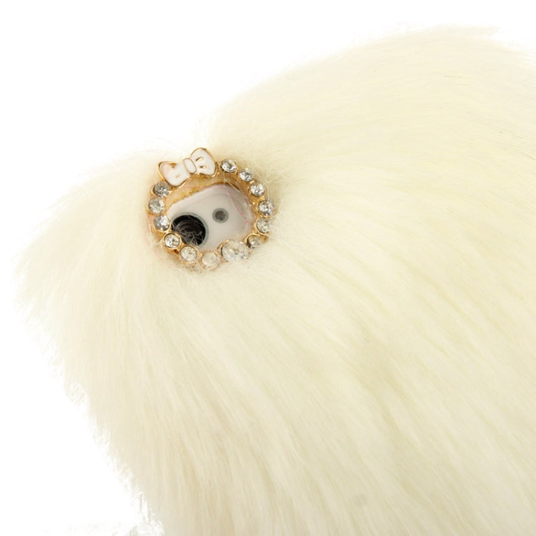 Diamond Encrusted Winter Warm Fur Plastic Case for iPhone 4 & 4S