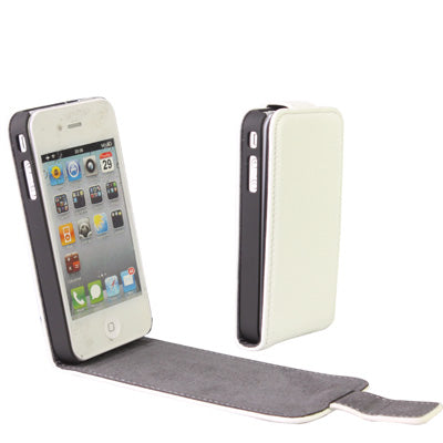 Genuine Leather Case for iPhone 4(White)