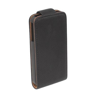 Real Cowhide Leather Case for iPhone 4 & 4S / iPhone 4 (CDMA), Black(Black)