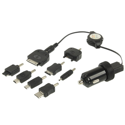 8 in 1 Car Charger Pack for iPhone 4 & 4S / 3GS / 3G / HTC / Samsung / Nokia / Other Mobile Phones