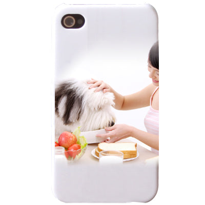 Customize Your Logo / Design on iPhone 4 & 4S Plastic Case , MOQ: 500pcs