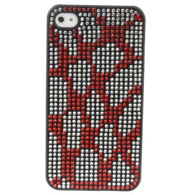 Diamond Encrusted Plastic Case for iPhone 4 & 4S