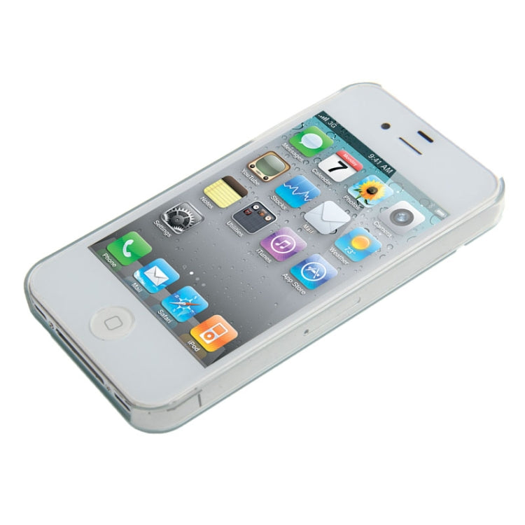 Butterfly Pattern Smooth Surface Plastic Case for iPhone 4 & 4S