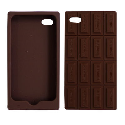 Chocolate Style Silicone Case for iPhone 4(Coffee)