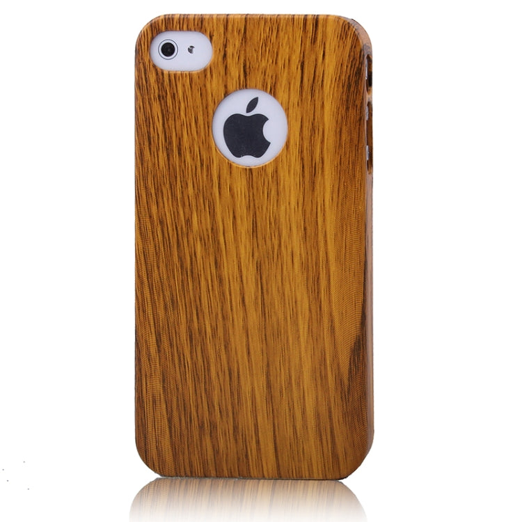 Wood Texture Style Plastic Case for iPhone 4