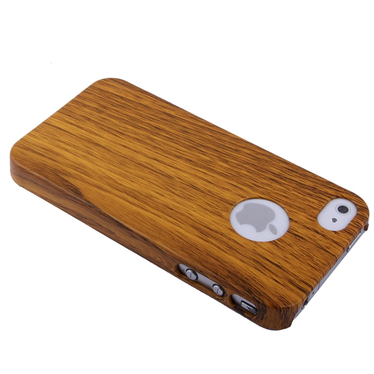 Wood Texture Style Plastic Case for iPhone 4