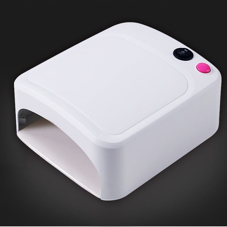 220V 36W Gel Curing UV Lamp, Phone Repair Solidifying Equipment, Nail Dryer with 3pcs UV Bulbs, EU Plug(White)