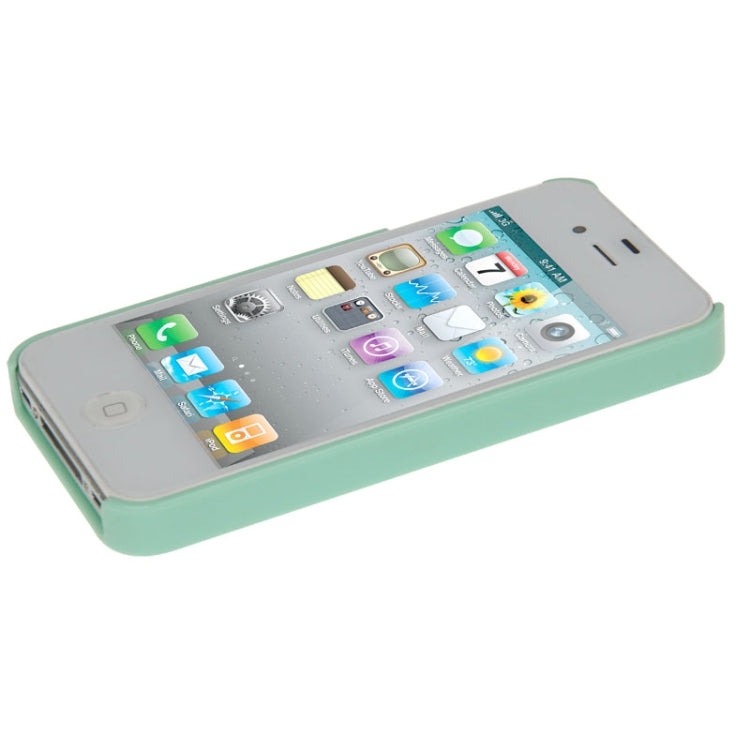 Cross Pattern Diamond Rivet Style Plastic Protective Case for iPhone 4 & 4S