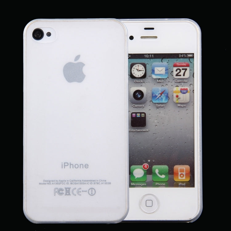 0.3mm Ultra Thin Polycarbonate Materials PC Protection Shell for iPhone 4