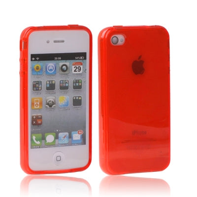 TPU Case with Keys for iPhone 4 & 4S / iPhone 4 (CDMA), Red(Red)