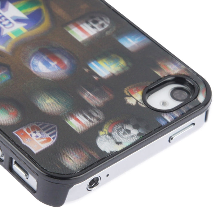3D Effects Style Newcastle United Football Club Pattern Plastic Case for iPhone 4 & 4S