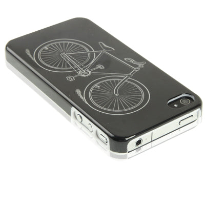 Bicycle Pattern Plastic Case for iPhone 4 & 4S / iPhone 4 (CDMA)